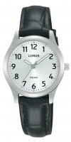 Lorus - Leather - Stainless Steel - Quartz Watch, Size 28mm RRX19JX9