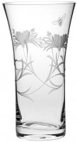 Royal Scot Crystal - Bee & Honeysuckle, Glass/Crystal L Flared Vase BEELFVASE