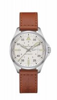 Hamilton - Aviation, Stainless Steel - Leather - Khaki Pilot Day Date Quartz Watch, Size 42mm H64635550