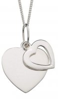 Gecko - Heart, Sterling Silver NECKLACE P4256