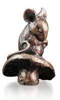 Richard Cooper - Mouse on Toadstool, Bronze Ornament 2045