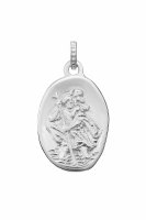 Dower and Hall - Sterling Silver St Christopher Charm - SC21-S