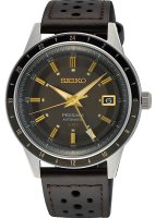 Seiko - Presage - Style 60s, Stainless Steel - Leather - Auto Watch, Size 40.8mm SSK0131J1