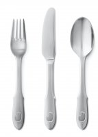 Georg Jensen - Elephant Child, Stainless Steel 3 pcs Cutlery Set 3580068