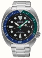 Seiko - Tropical Lagoon, Stainless Steel - Turtle Auto/Manual Winding Watch, Size 45mm SRPJ35K1