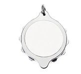 Guest and Philips - Stainless Steel - Plain Pendant & Chain, Size 22" 225101