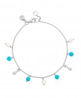 Claudia Bradby - Fringe, Pearl and Turquoise Set, Sterling Silver - Bracelet CBBR0170