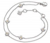Kit Heath - Blossom Flyte, Sterling Silver Honey Flower Bracelet 70343GRP