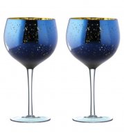 Guest and Philips - Galaxy, Glass/Crystal 2 Gin Glasses ART52800ST2