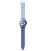 Swatch - All That Blues, Plastic/Silicone Watch SUOK150