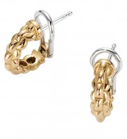 Fope - EKA, Yellow Gold Hoop Earrings OR730-YW