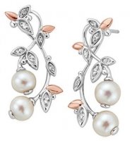 Clogau - LILY OF THE VALLEY, Pearl Set, Sterling Silver - EARRINGS 3SLYV0293