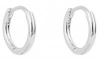 Gecko - Beginnings, Sterling Silver - Hoop Earrings, Size 10mm E6352