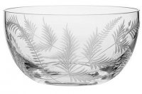 Royal Scot Crystal - Woodland Fern, Glass/Crystal - Salad Bowl, Size 19cm FERNFS