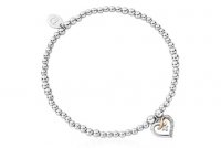 Clogau - Kiss Affinity, Sterling Silver - Rose Gold - Bead Bracelet Pro, Size 16. 16.5 - 3SBB55S