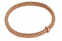 Fope - Vendome, D 0.01ct Set, Rose Gold - Bracelet, Size L BR591-BBRL-R