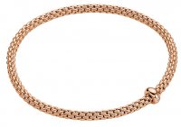 Fope - Prima, D 0.01ct Set, Rose Gold - 18ct Bracelet, Size M BR710BBRM-R