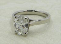 Antique Guest and Philips - 1.50ct Lab Grown Diamond Set, Platinum - Single Stone Ring LGR9