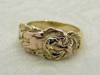 Antique Guest and Philips - Yellow Gold Hare Motif Ring R5176