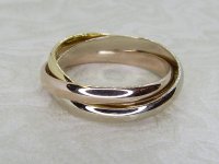 Antique Guest and Philips - Yellow Gold Russian Wedding Ring R5272