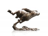 Richard Cooper - Medium Hare Running, Bronze Sculpture 939