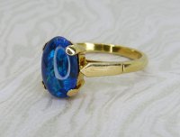 Antique Guest and Philips - Opal Set, Yellow Gold - Single Stone Ring R5288