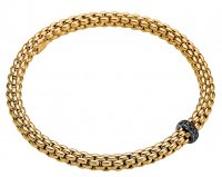 Fope - Flexit, D 0.11ct Set, Yellow Gold - 18ct Bracelet, Size 205cm 620BBBR1XL-Y