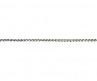 Guest and Philips - White Gold - Spiga Chain, Size 18" WSP40AJ18
