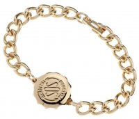 Guest and Philips - Gold Tone Stainless Steel Plain Bracelet 232313