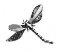 Tianguis Jackson - Sterling Silver Dragonfly Brooch