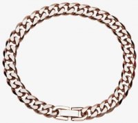 Unique - Stainless Steel - Rose Gold Plated - Necklace, Size 8mm LAK-157-50CM