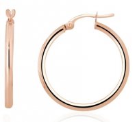 Guest and Philips - Rose Gold Hoop Earrings - 10-14-045