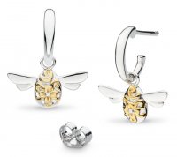 Kit Heath - blossom flyte honey bee, Sterling Silver earrings 60338grp