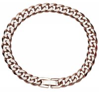 Unique - Polished IP , Stainless Steel - Rose Gold Plated - Bracelet, Size 21cm LAB-157-21CM