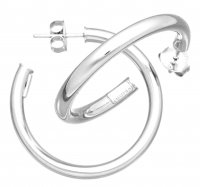 Giovanni Raspini - Silk, Sterling Silver Small Hoop Earrings 11393