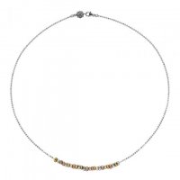 Dower and Hall - Nugget Set, Sterling Silver - Rose Gold Plated - Yellow Gold Plated Necklace