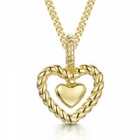 Jools - Sterling Silver Heart, Necklace - JTN7429Y