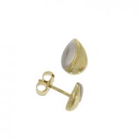 Guest and Philips - Yellow Gold 9ct Bi Metal Earrings