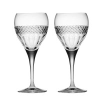 Royal Scot Crystal - Diamonds, Glass/Crystal 2 Wine Glass DIAM2WINE