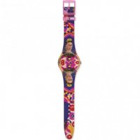 Swatch - The Frame by Frida Kahlo, Plastic/Silicone - Quartz Watch, Size 47.4mm SUOZ341