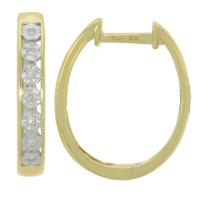 Guest and Philips - Diamond Set, Yellow Gold - HOOP EARRINGS 09EAHD82281