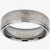 Unique - Titanium - Matt & Polished Ring, Size 68 TUR-114-68