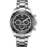 Rotary - Henley, Stainless Steel - Chrono Quartz Watch, Size 41mm GB05440-04