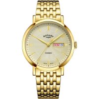 Rotary - Dress, Yellow Gold Plated - Stainless Steel - Quartz Watch, Size 37mm GB05423-03
