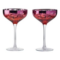 Guest and Philips - Bloom, Glass/Crystal - 2 Champagne Saucers, Size 15Ã115Ã180mm ART52131ST2