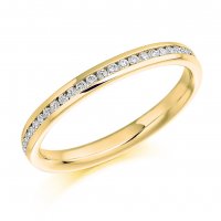Guest and Philips - Diamond 0.15ct F/GVS Set, Yellow Gold - 18ct HET Ring, Size M