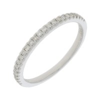 Guest and Philips - D 15pt 24st Set, White Gold - 9ct HET Ring, Size M 09RIDI67111