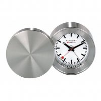 Mondaine - Stainless Steel Travel Clock MSM.64410