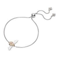 Kit Heath - blossom flyte queen honey bee, Sterling Silver bracelet 70342grg