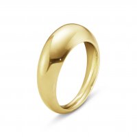 Georg Jensen - Curve, Yellow Gold - Slim Ring, Size 54 200000240054